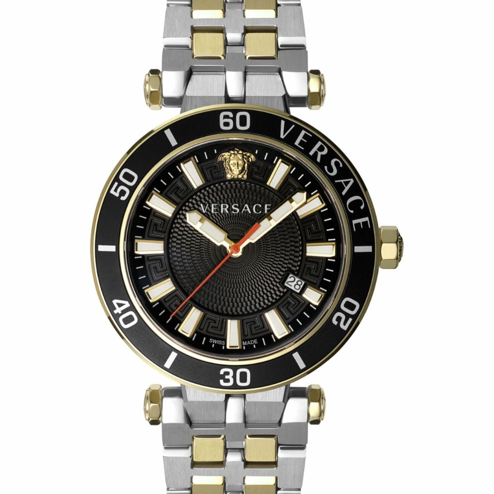 Versace Men's Two Tone Gold Watch
